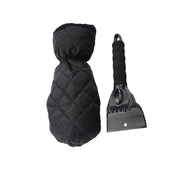 

car snow shovel ice scraper with warm gloves emergency ice scraper cleaning tools car accessories