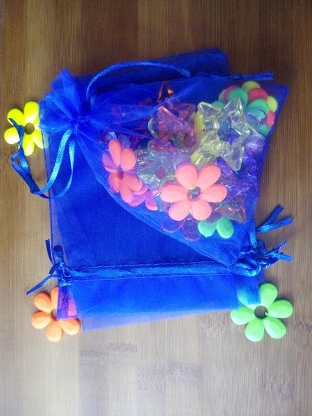 

25*35cm 2000pcs organza bag royal blue drawstring bag jewelry packaging bags for /gift//candy small transparent yarn