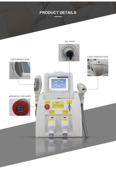

new 2 in 1 removal of eyebrow line pigment painless hair removal laser facial lifting multifunction beauty equipment 2 handles, Black