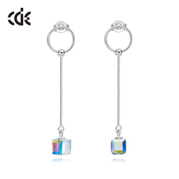 

свадьба серебро s925 из бисера жемчужный подарок женщина леди серьги с бриллиантами ювелирные для невесты актерского начала выпускной cde-32, Golden