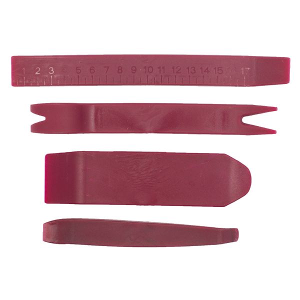 

4 pieces hard plastic auto car radio panel interior door clip panel trim dashboard removal opening tool set diy car repair tool