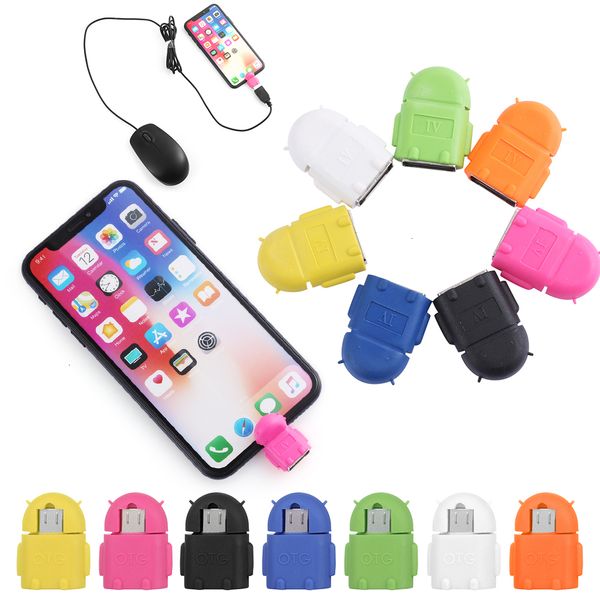 

mini android usb to usb 2.0 otg adapter converter for phone tablet mouse male to female smartphones converter universal