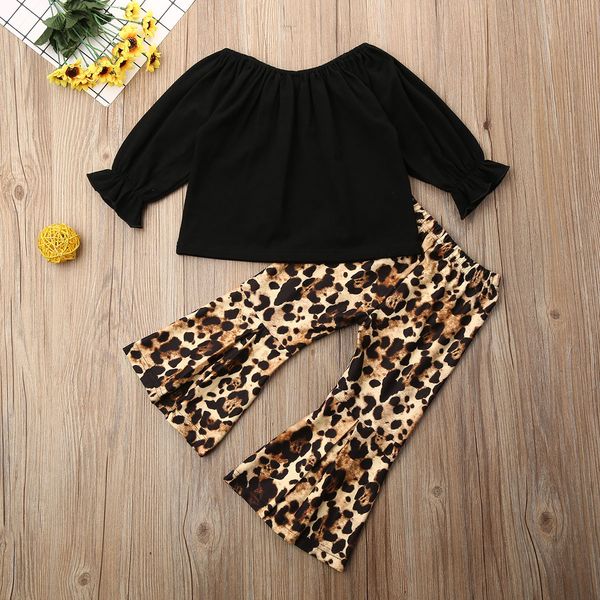 

2-6years малей baby girl лопка оп ђболки leopard бѬки кле outfit одежда, White