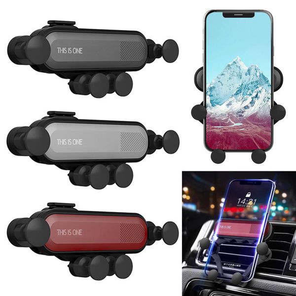 

universal gravity car holder for phone in car air vent clip mount no magnetic mobile phone holder gps stand for iphone xiaomi huawei