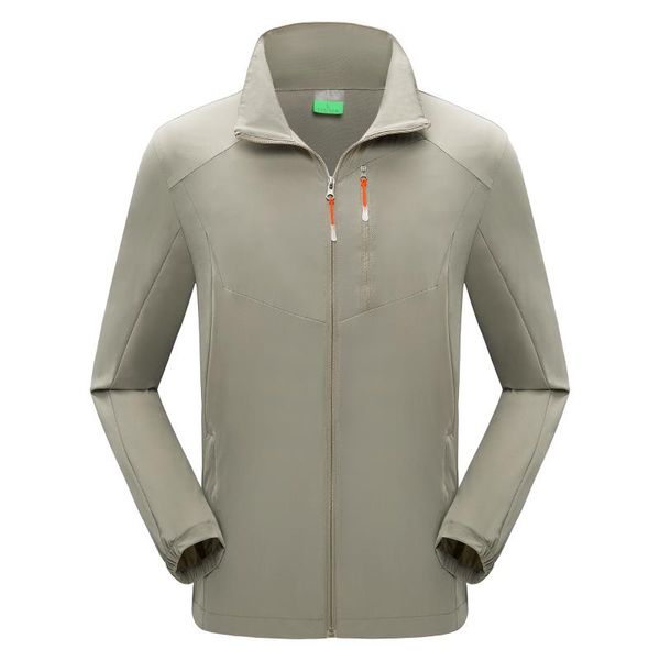 

outdoor sports stretch soft shell coat men's windbreaker spring autumn thin single layer mountaineering casual jacket, Blue;black
