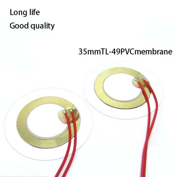 

10 pcs piezoelectric piezo ceramic wafer plate dia 15mm for buzzer loudspeaker