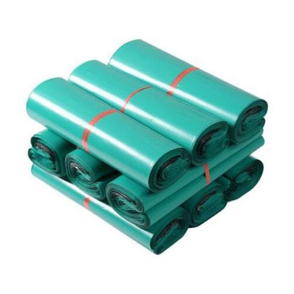 

2016 green poly mailer plastic shipping mailing bag envelopes polybags strong plastic seal postage bags green mail packaging d
