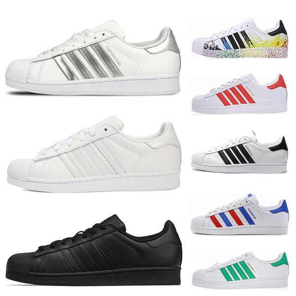 

superstars white black red blue gold superstars 80s pride sneakers super stars women men sport casual shoes size 36-44