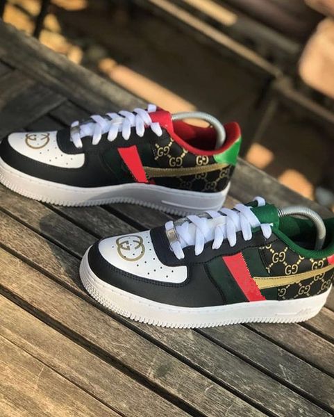 

(коробка)2018 новые Мужчины Женщины Low Cut One 1 Повседневная обувь белый черный Dunk Sports Skateboarding Shoes Classic AF Fly Trainers высокие кроссовки 36-45