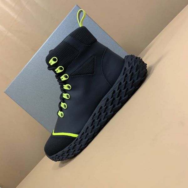 

new platform booties designer half high boots australia leather fashion men/women black genuine leather half boots flat bottom