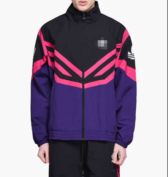 

brand windbreaker for men design jackets coat zip hoodies thin sports outerwear street hiphop casual white purple light weight b2 b100042l, Black;brown
