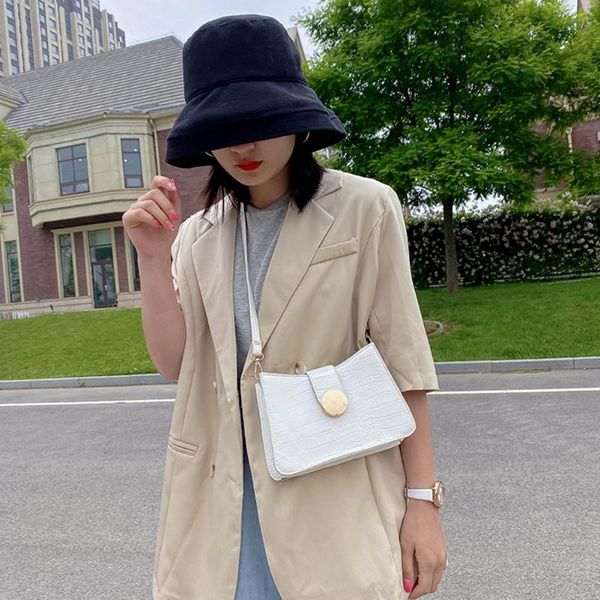 

women chain shoulder bag leather purse handbag alligator pattern casual satchel simple shoulder messenger bag