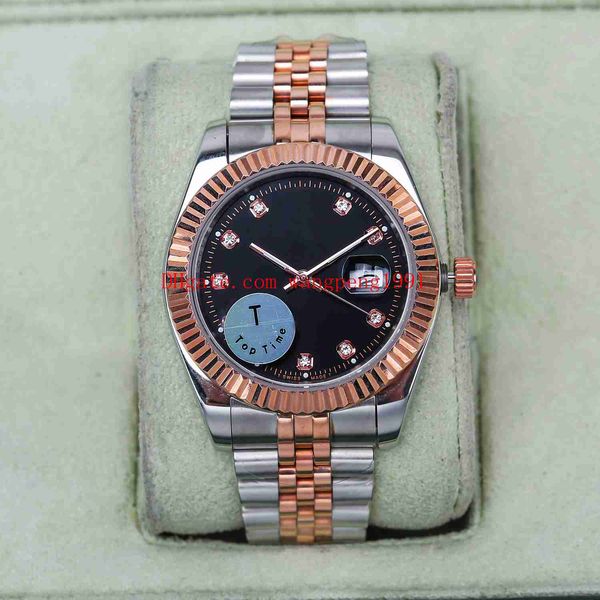 

12 style quality watch 41mm datejust 126331 116231 126334 18k rose gold automatic mens watch watches, Slivery;brown