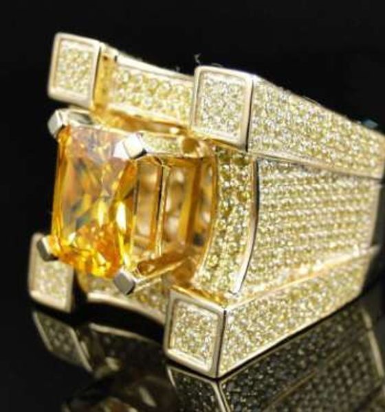 

Площадь AAA + кубический Циркон кольцо медь Материал золото серебро цвет оттаявший полный CZ хип-хоп кольца мужская мода ювелирные изделия подарок