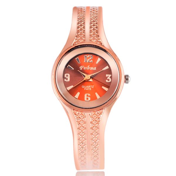 

a5 new sell fashion women quartz watches rose gold ladies bangle watch popular designer wrist watches relogio feminino, Slivery;brown