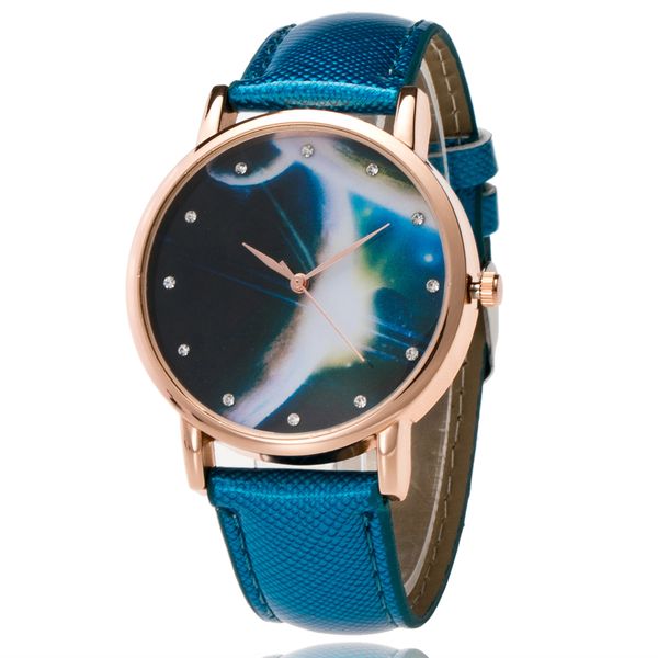 

luxury women magnet buckle starry sky bracelet watches fashion leather womens casual dress ladies watch relojes para mujer, Slivery;brown