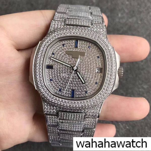

Km factory new parrot full diamond elegant cla ic men 039 watch 324 c automatic movement 5719 1g 001 double apphire mirror
