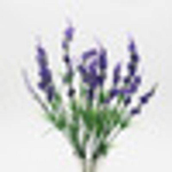 

1pcs artificial plastic fake lavender flowers wedding party decor 4 colors 42cm