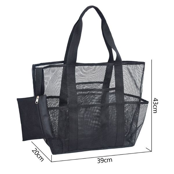 

дышащий большой see through легких сетки tote сумка для хранения сумки для семейных пляжного рынка бакалеи и пикника
