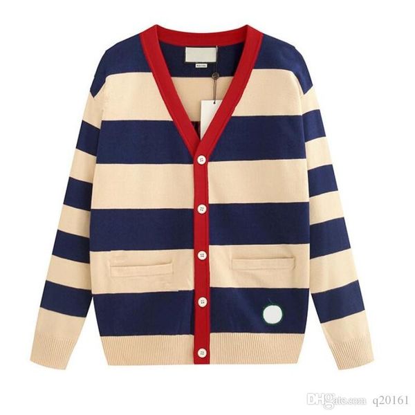 

2020 роскошные дизайнерские свитера для мужчин женщин осень бренд кардиган свитер пальто с буквами вышивка мода мужские свитера топы одежда, White;black