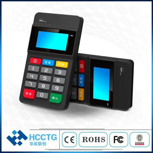 

мобильный платежный чип считыватель кредитных карт mpos терминальная машина с pinpad hty711