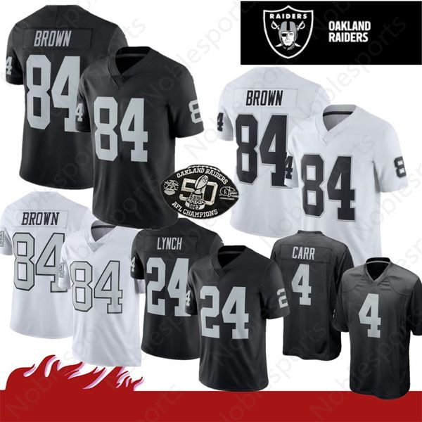 

28 jo h jacob oakland jer ey raider 4 derek carr 24 mar hawn lynch 34 bo jack on 96 clelin 84 antonio brown ferrell titched jer ey top, Black;red