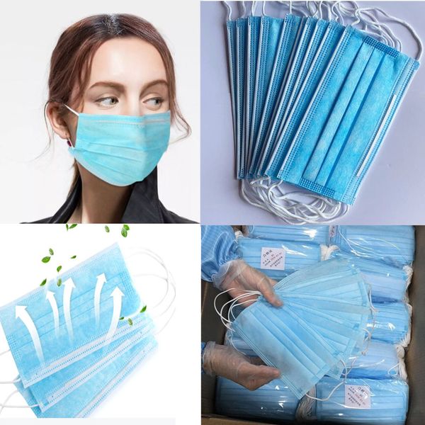 

face mask pm2.5 elastic mouth soft ffp2 mask face non woven disposable anti-dust mask in stock mascherine ffp2