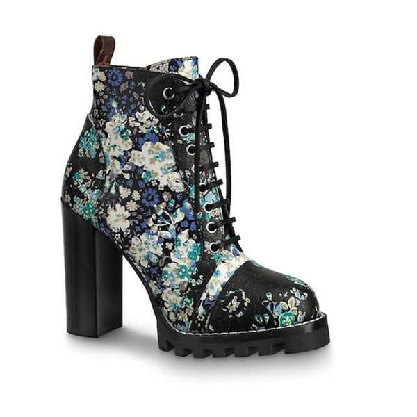 

high grade 2019 classic autumn and winter bootieslv boots women net red super fire korean soft breathable high heels custom locomotiveboot, Black