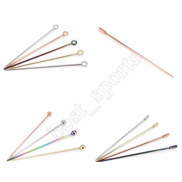 

martini коктейль кирка оливковой вилка фрукты подписать decoration 11сма 304 из нержавеющей стали цвета никелированной титана фруктов игольч