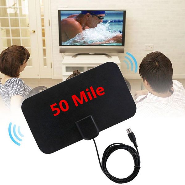 

1080p hdtv аненна  13ft длиннй кабел кѬй ђиленнй 50-mile range hd digital tv antenna