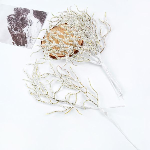 

искусственный белый травы завод искусственные цветы для свадьбы рождество декор diy скрапбукинга венок поддельные цветы