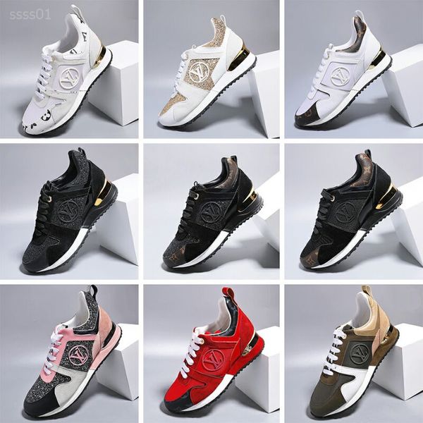 

mens shoes sneakers trainers shoes running shoe for men womens runners flats genuine leather personalityand racer luxury, Black