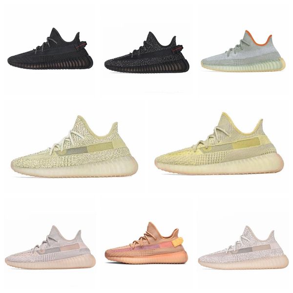 

b02 2020 kanye west earth desert cinder zyon linen tail light flax gid black state reflective yecheil men women running shoes