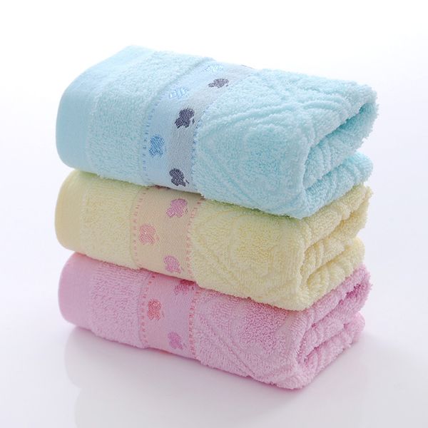 

100% cotton 14 yarns printing jacquard towel wash face hand hair towel strong water absorption super soft household cleaning 3 pcs towel