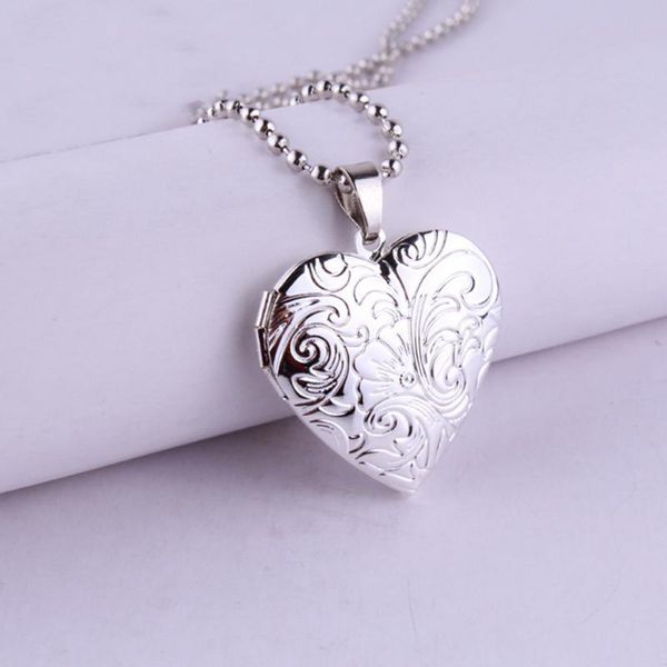 

valentine's lover day gift p frames can open locket necklaces heart pendant necklace jewelry for boyfriend girlfriend gift