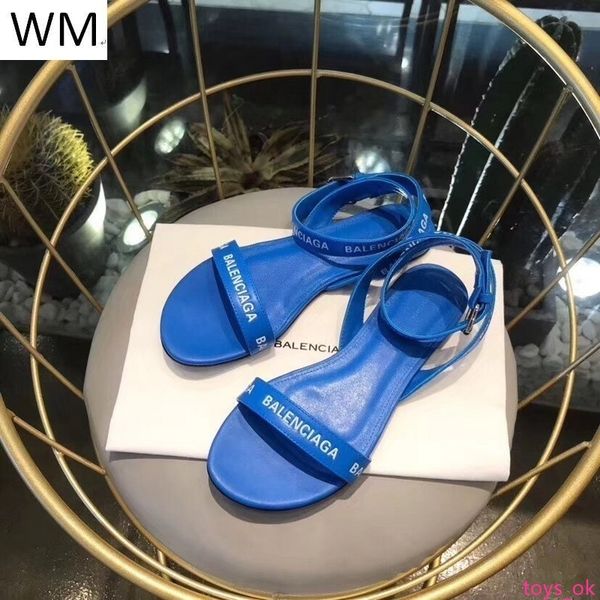 

new ladies blue casual flat sandals casual handmade walking tennis sandals slippers mules slides thongs