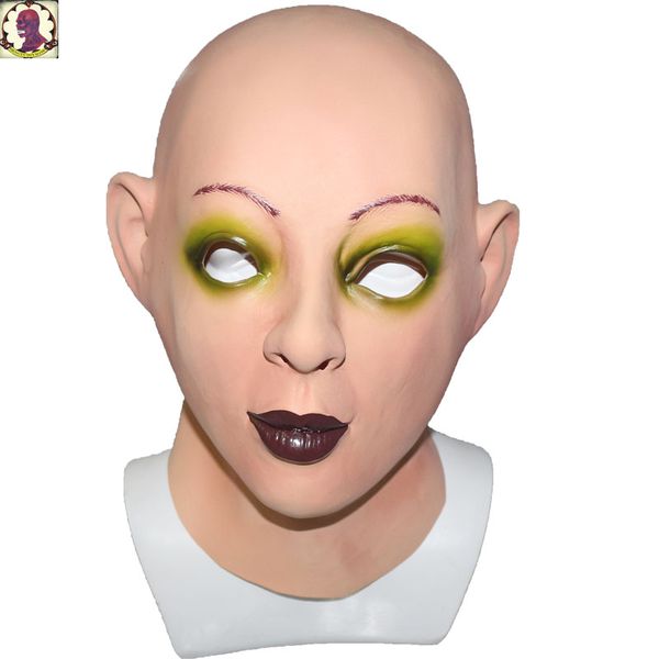 

type female mask latex silicone ex machina realistic human skin masks halloween dance masquerade cosplay new pary gender