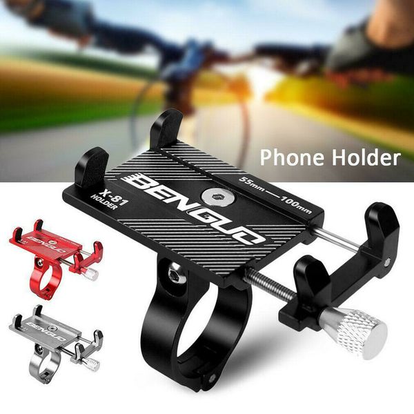 

aluminum bicycle phone holder adjustable anti-shake motorcycle cycling bike gps phone stand mount bracket