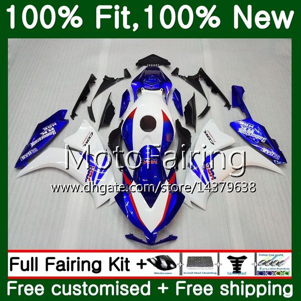 

injection for honda cbr1000rr 12 13 14 15 16 49mf7 cbr 1000rr blue white 1000 rr cbr1000 rr 2012 2013 2014 2015 2016 fairing bodywork
