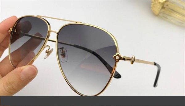 

wholesale new fashion designer sunglasses 0951 pilot simple frame popular avant-garde style outdoor uv400 lens eyewear, White;black