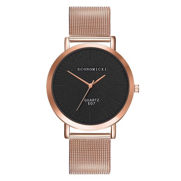 

fashion women lady stainless steel bracelet watch analog quartz wrist watches, Slivery;brown