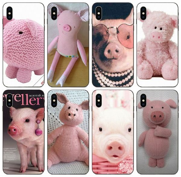 

[tongtrade] the pink pig case for iphone 11 pro x xs max 8 7 6s 6p 5s 5 galaxy j2 huawei mate 10 p20 g play mini motorola moto g4 cover case