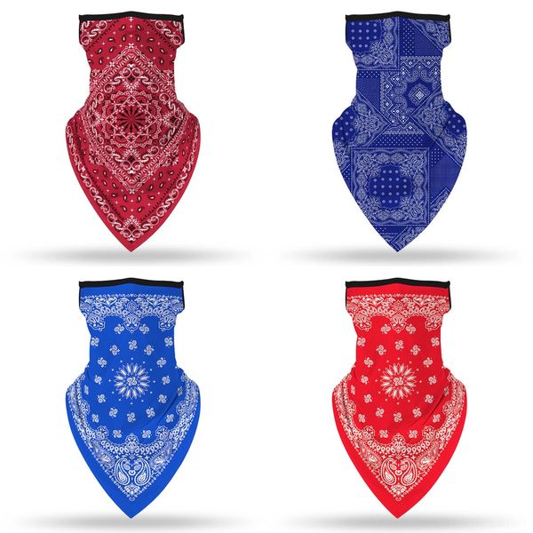 

osdcd 44 style sports scarf collar absorbent mask outdoor skull headbands seamless face magic scarf bandanas masks halloween scary mask, Black