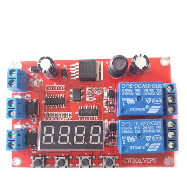 

dual 2-way relay module programmable relay delay delay motor drive
