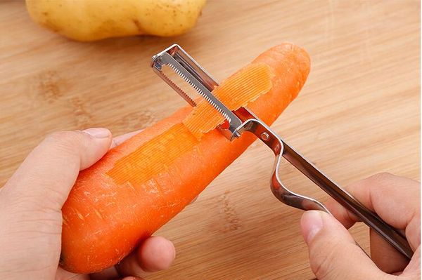 Clephan Aço Inoxidável Batata Fruta Spud Speed Slicer Cortador Multiuso Descascador de Vegetais Ferramenta de Cozinha de Alta Qualidade