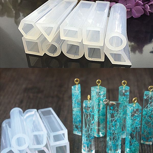 

10 штук разных формы силиконовый diy прессформы прессформы смолаы кулон для diy ювелирные изделия делая инструменты кулон