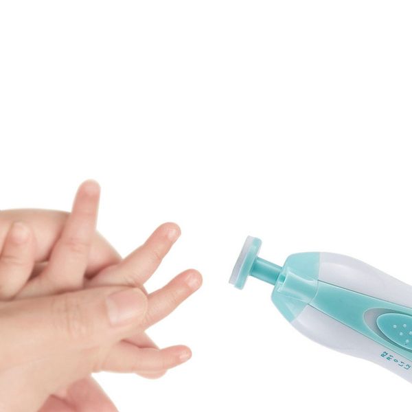 

newborn safety baby electric nail clipper cutter nail trimmer manicure pedicure clipper cutter scissors kids infant nail care