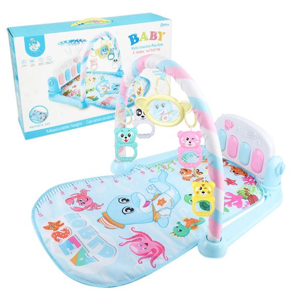 

baby play mats fitness rack baby pedal piano newborn music early education educational toys safe and secure baby activity gym