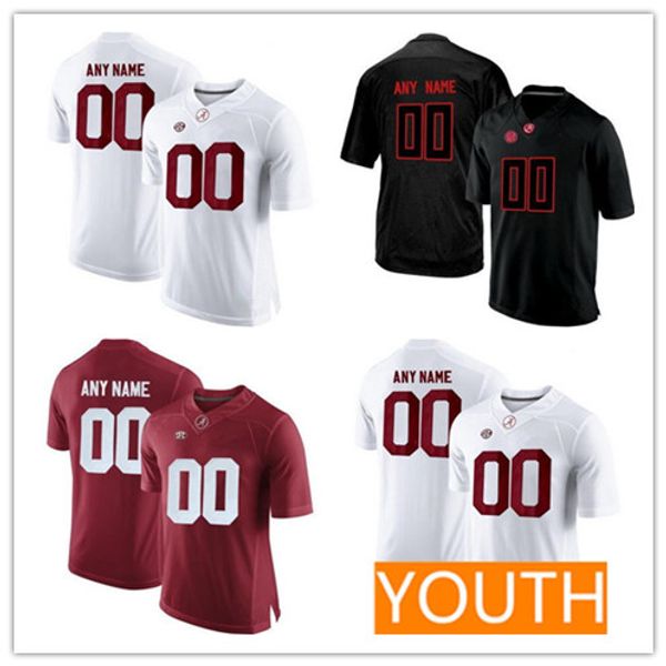

Cu tom men youth alabama crim on tide college football black red white women kid titched any name number 13 tagovailoa jer ey 3xl