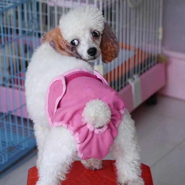 

dog diaper cotton cloth female male washable durable sanitary safety pants wraps flexible fractal code pet supplies dog apparel